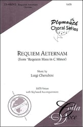 Requiem Aeternam SATB choral sheet music cover